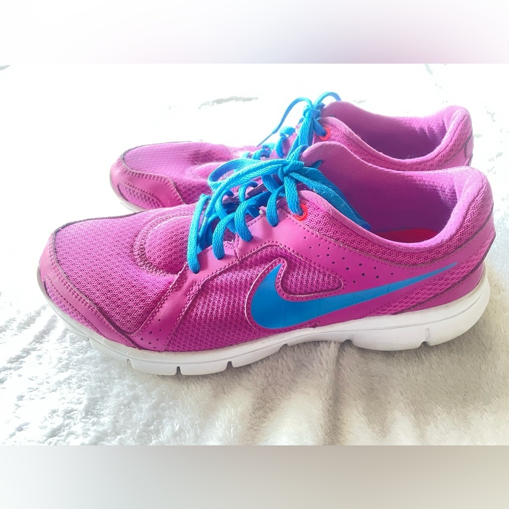 Women's Pink and Blue Athletic Shoes size 10